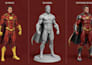 create action figurine dnd convert 2d image to 3d model stl file for 3d printing